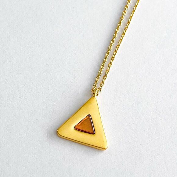 Madewell triangle necklace. - Picture 6 of 10